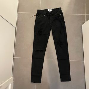 Black distressed Paige denim jeans!